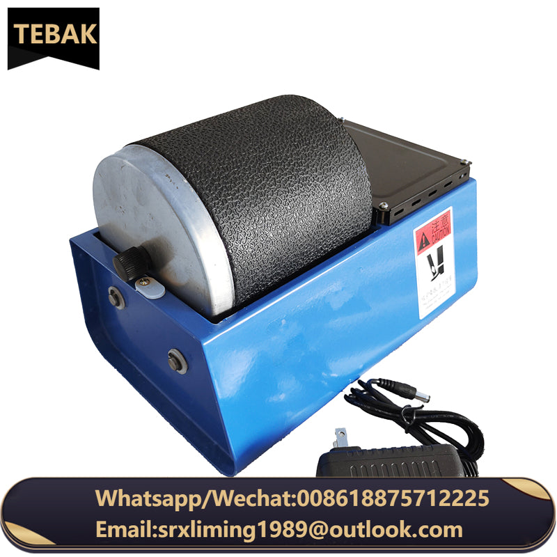 TEBAK Jewelry Rock Tumbler Polisher Jewelry Making Equipment Rotary Rock Tumbler Mini Rotary Tumbler Micro Polishing Machine