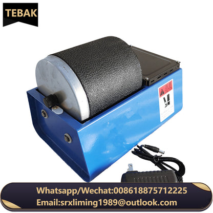 TEBAK Jewelry Rock Tumbler Polisher Jewelry Making Equipment Rotary Rock Tumbler Mini Rotary Tumbler Micro Polishing Machine