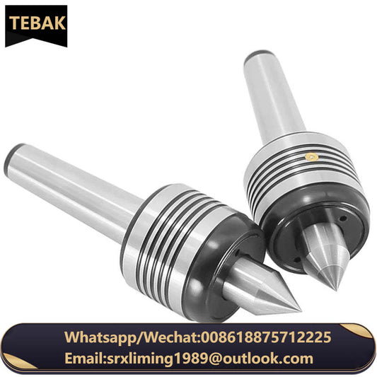 MT2 MT3 MT4 Morse CNC Lathe Rotary Center Standard Double Cone Head Live Center For Morse Turning Center