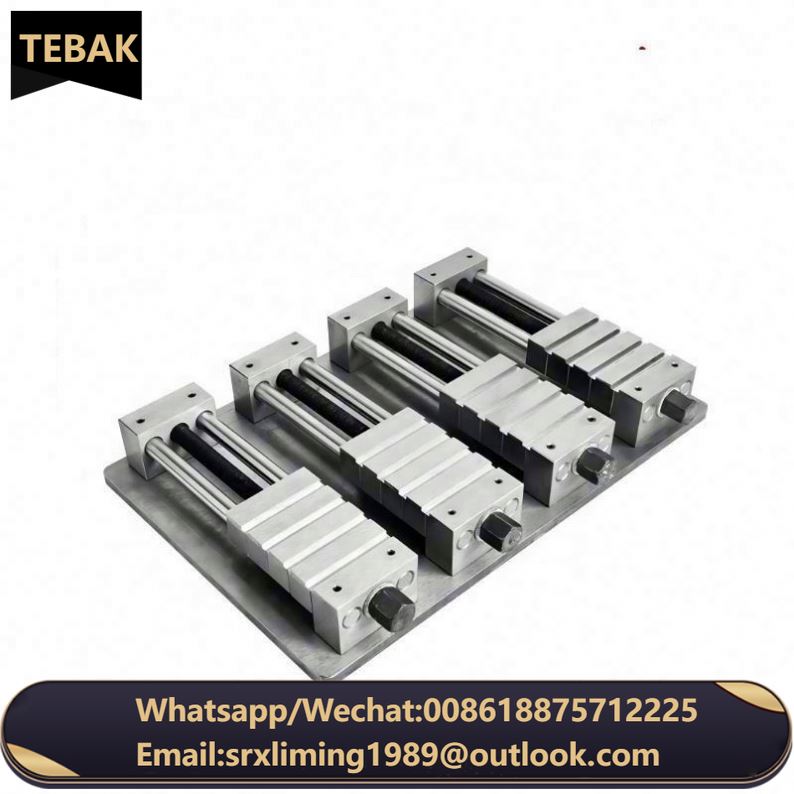 ANDUUK Custom Cnc Copper Fixture Multi-station Copper Fixture Multi-station Vise Flat Pliers Cnc Electrode Fixture