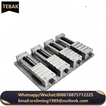 ANDUUK Custom Cnc Copper Fixture Multi-station Copper Fixture Multi-station Vise Flat Pliers Cnc Electrode Fixture