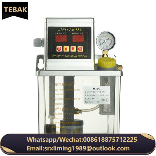 Tebak Electric Grease Pump 220V Lubricant Pump Automatic Lubricating Oil Pump Automatic Electrical Lubrication Pump