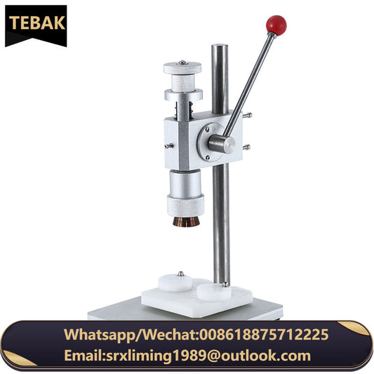 TEBAK SY-50 Perfume Bottle Capping Machine Manual Perfume Bottle Crimping Machine Perfume Neckline Capping Machine