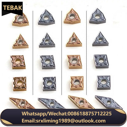 TEBAK Manufacturers Metal Lathe Tooling CNC Insert Turning Inserts WNMG CNMG DNMG APMT SNMG TNMG VNMG Milling Carbide Inserts