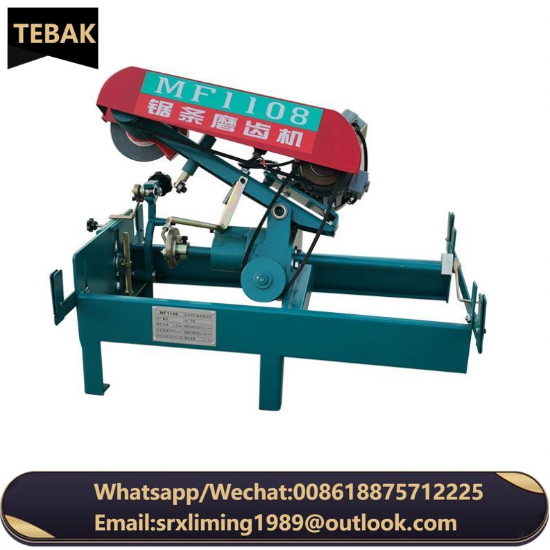 A TEBAK XJ-14 Automatic Woodworking Wood Saw Blade Sharpener Grinding Machine