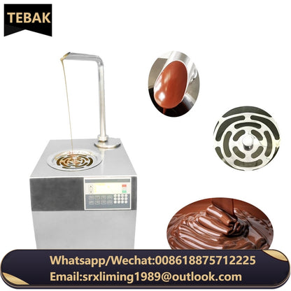 TEBAK  Automatic Chocolate Milk Dispenser 5.5l Chocolate Tempering Machine Dispenser Chocolate Tempering Machine