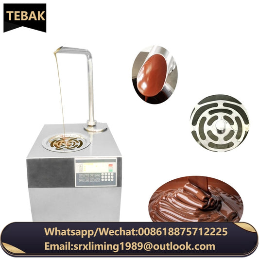 TEBAK  Automatic Chocolate Milk Dispenser 5.5l Chocolate Tempering Machine Dispenser Chocolate Tempering Machine