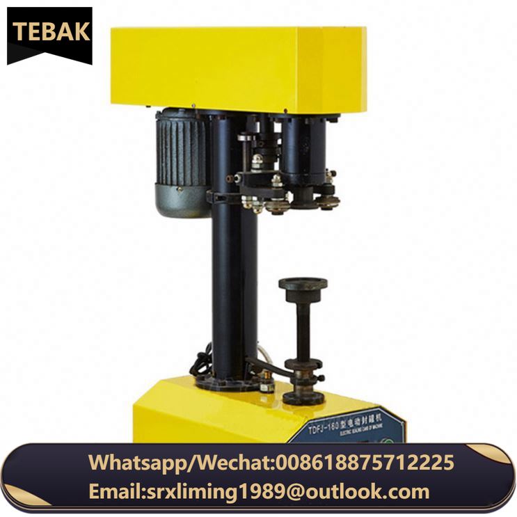 TEBAK Automatic Aluminium Tin Beverage Drink Wine Beer Tin Can Sealing Capping Machine