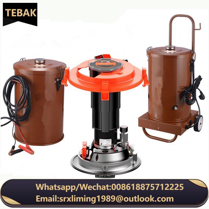 Tebak 24V 880W Electric Grease Machine Outlet Gun Lubrication Pump High Pressure Bucket Grease Machine 24v Electric Grease Pump