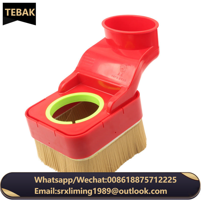 TEBAK Best 75mm 80mm 85mm 90mm 100mm 4 Inch Dust Port Dust Collection System Spindle Dust Cover for CNC Router Machine