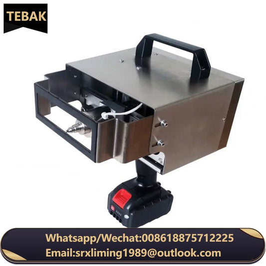 TEBAK 2 Battery XY/SD-4-12030 90*40MM Handheld Coding VIN Number Marking Machine for Automobile Frame Dot Peen or Line Marking