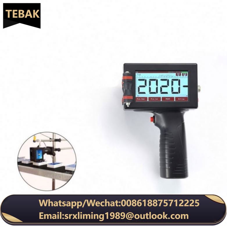 TEBAK SY-1788 High Quality Print Date Code Expiry Date Batch Number Inkjet Printer Handheld Printing Coding Machine