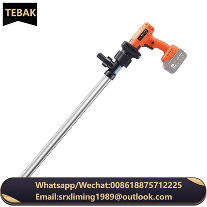 TEBAK High Quality Aluminum Alloy DC12V 24V AC 220V Portable Electric Diesel Oil Drum Barrel Pump