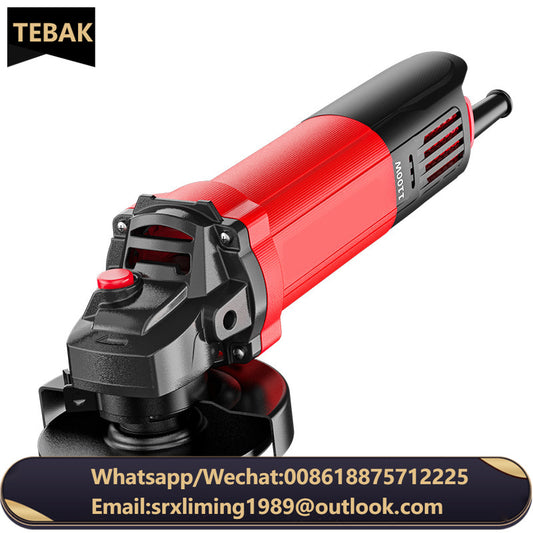 TEBAK Manufacturer Hot Sale High Efficiency Mini Angle Grinder 220V Grinder Machine Electric Paddle Angle Grinder Power Tool