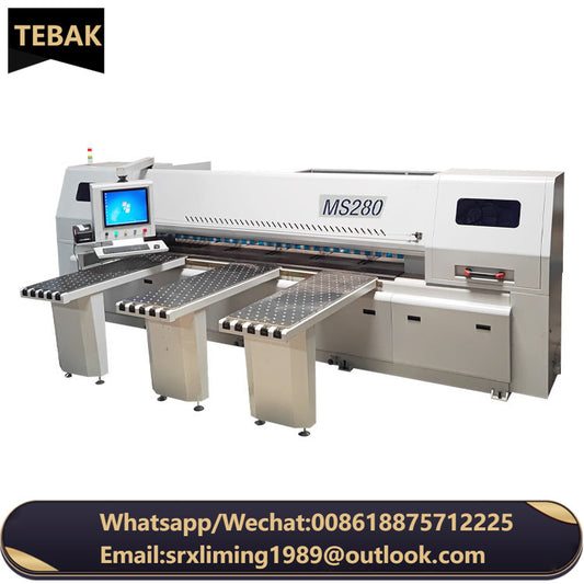 A TEBAK Plywood Cutting Machine Sliding Table Panel Saw Automatic Computer Beam Saw for Melamine Cutting for Sale