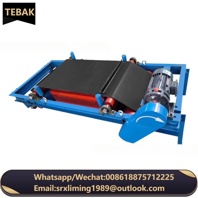 TEBAK Iron Remover Iron Absorber Double Layer Conveyor Self Dumping Iron Remover Factory Direct Sales Complete Specifications