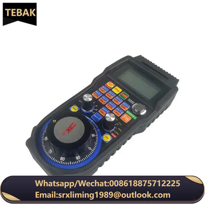 WHB04B-4 WHB04B-6 CNC Wireless 4/6axis Mach3 MPG Pendant Handwheel For MITSUBISHI FANUC LNC SYNTEC System