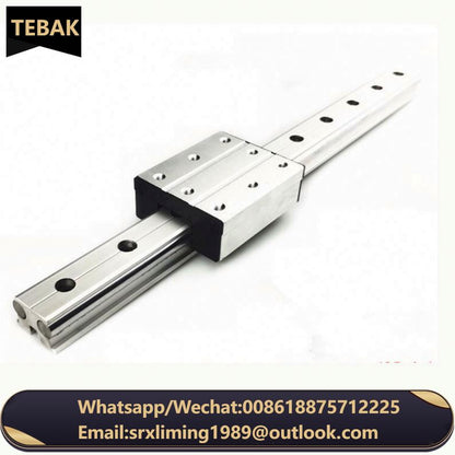 D-19 Aluminium Alloy Internal Shaft Guide Type Roller Linear Guides LGD Heavy Load Linear Rail Carriage LGB16-190L-6wheels