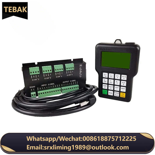 CNC Controller Richauto DSP A11E A18E  3Axis 4Axis USB Remote Control System, Supports Multi-Head Replacement and G Code