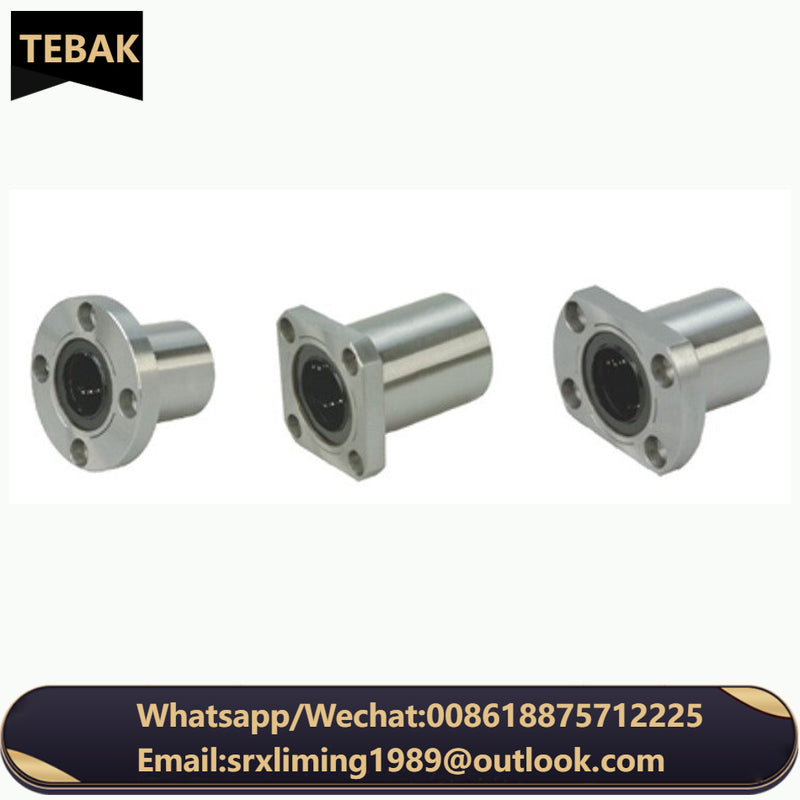 TEBAK D-23  Bush Ball Bearing LMK8UU LMF8UU LMH8UU Flanged Shaft Socket  Bearing Models Simple Linear Sliding Ball Bearings