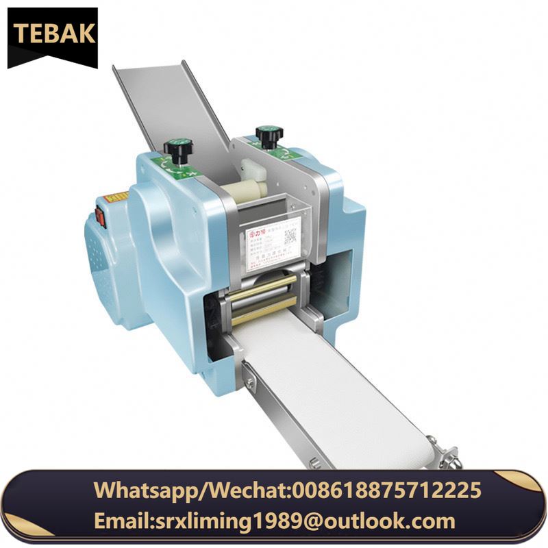 Automatic Para Procesadora De Stainless Steel Empanada Tabletop Round Square Maquina Skin Press Dumpling Dough Wrapper Machine