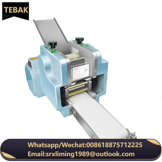 Automatic Para Procesadora De Stainless Steel Empanada Tabletop Round Square Maquina Skin Press Dumpling Dough Wrapper Machine