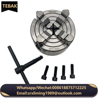 Factory Wholesale Lathe Chuck 4 Jaw Independent Chuck K72 Series 80MM 100MM 125MM 160MM 200MM 250MM