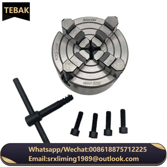 Factory Wholesale Lathe Chuck 4 Jaw Independent Chuck K72 Series 80MM 100MM 125MM 160MM 200MM 250MM