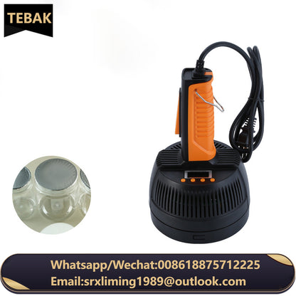 TEBAK SY-800A/B New Model Manual Induction Foil Sealing Machine for Aluminum Foil Cup Glass Bottle Lid, Seal Machines