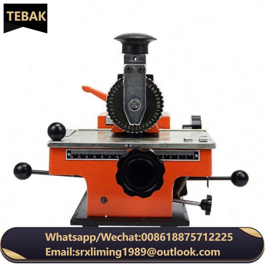 TEBAK High Quality Multi-function Metal Marking Machine Name Plate Printer and Manual Marking Machine Engraving Machine