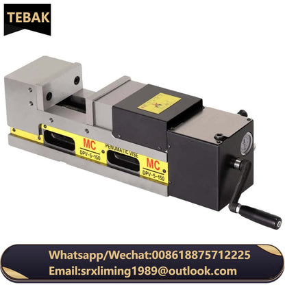 TEBAK High Precision Pneumatic Angle-fixed Powerful Machine Vise for Cnc Milling Machine