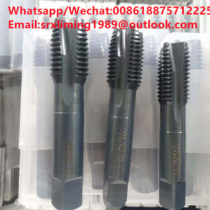 TEBAK M2 to M24 Gold HSS Bright Finishing Forming Tap Titanium Coated Thread Tap for Metal Drilling