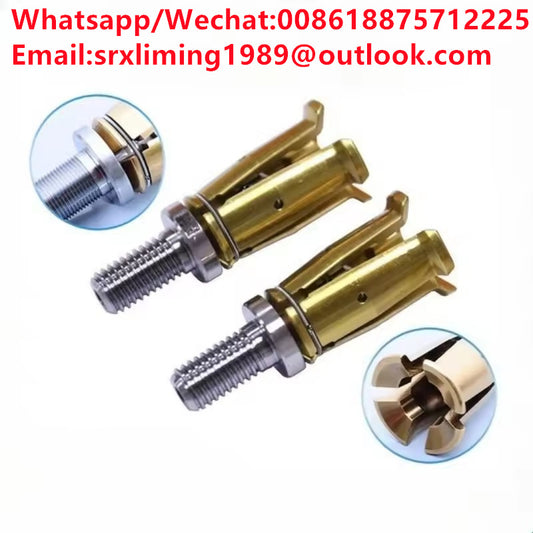 BT30 BT40 45 Degrees Gripper External Internal Threaded Spindle Claw Clamp 4 Petal Pull Claw