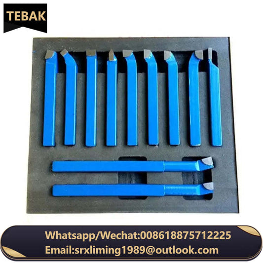 Lathe Tools Mechanical Machine Tool Bit 11pcs Manual Lathe Tool Holder for Lathe Machine