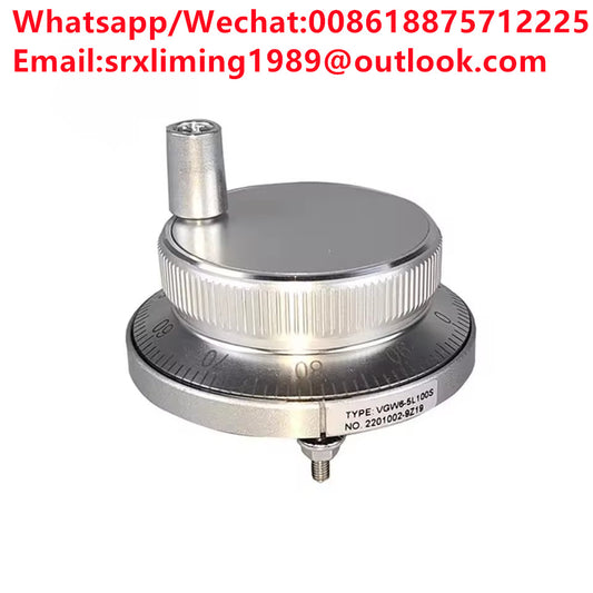 CNC pulse generator handwheel 4 terminal 6 terminal 5V 60mm 100PPR manual pulse generator handwheel rotary encoder electronic
