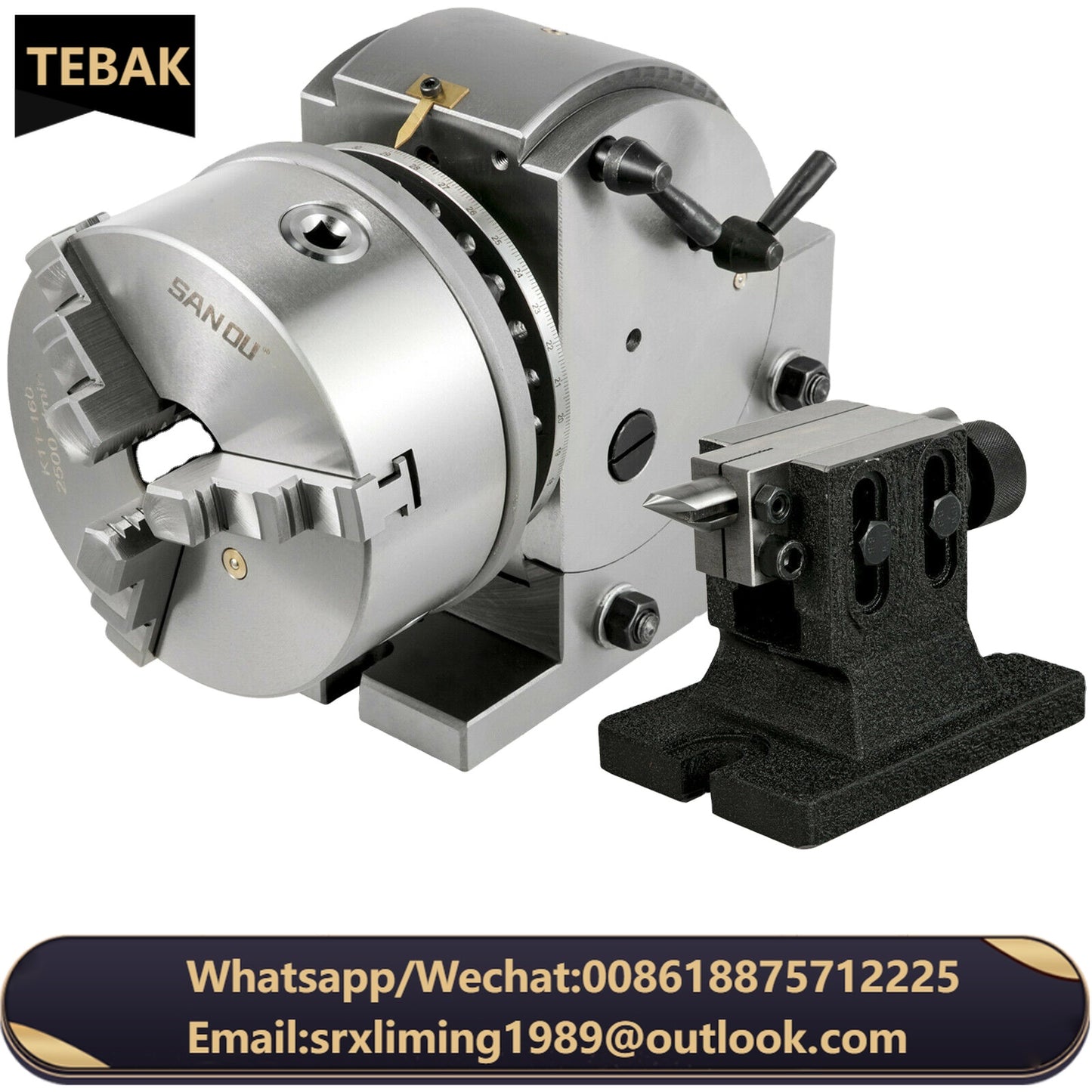 TEBAK Hot Sale Dividing Head BS0 BS1 Semi Universal Dividing Head