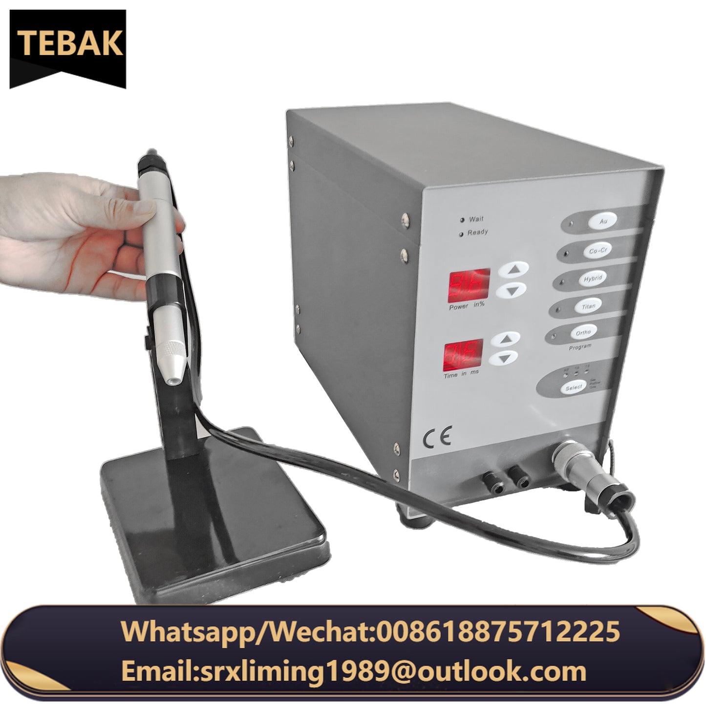 TEBAK 110V 220V Laser Welding Machine Automatic Numerical Control Handheld Pulse Argon Arc Welder for Welding Jewelry