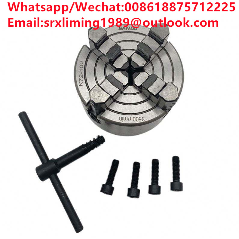 Factory Wholesale Lathe Chuck 4 Jaw Independent Chuck K72 Series 80MM 100MM 125MM 160MM 200MM 250MM