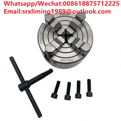 Factory Wholesale Lathe Chuck 4 Jaw Independent Chuck K72 Series 80MM 100MM 125MM 160MM 200MM 250MM