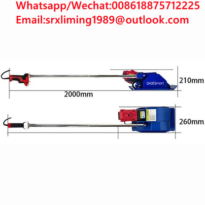 TEBAK CNC Laser Cutting Machine Slag Remover Stainless Steel Handheld Laser Tablecleaning Machine Laser Sword Fence Slag Remover