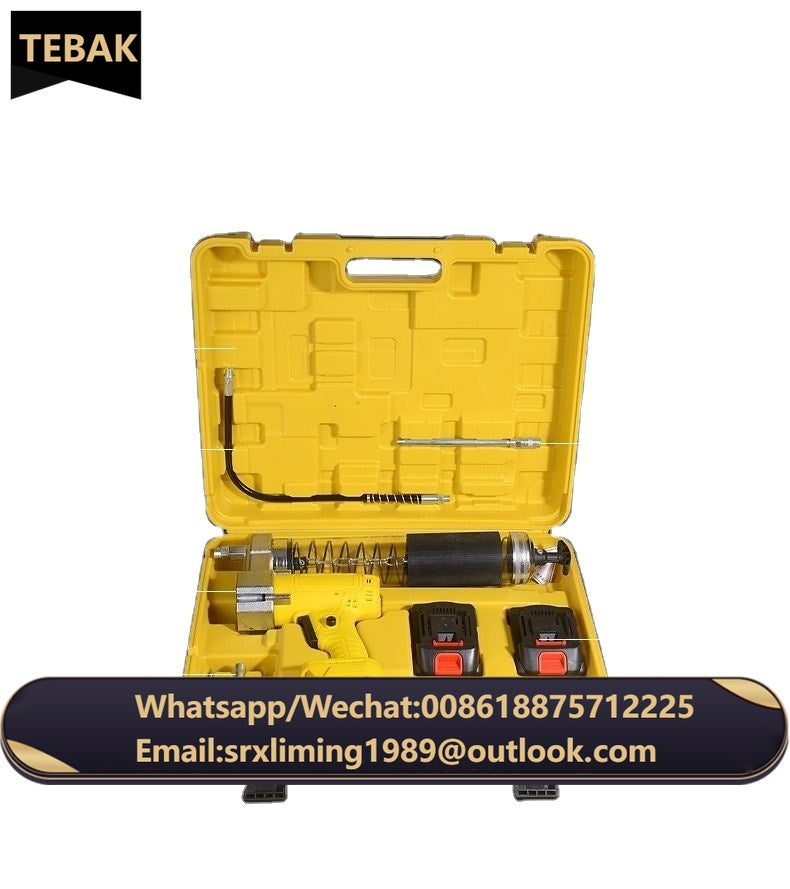 TEBAK Electric Butter Gun 24V Rechargeable Fully Automatic Lithium Battery High Pressure Excavator Multi-function Butter Machine