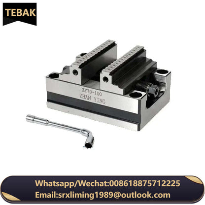 Precision CNC Vise Four Axis Five Axis Turntable Fixture Self Centering CNC Machining Center Concentric Flat Nose Pliers