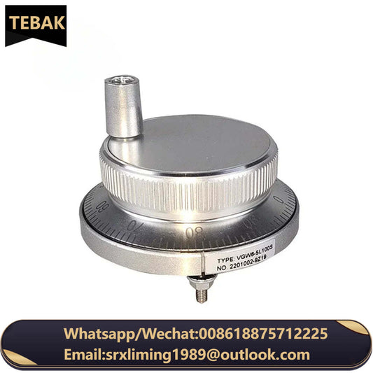 CNC pulse generator handwheel 4 terminal 6 terminal 5V 60mm 100PPR manual pulse generator handwheel rotary encoder electronic