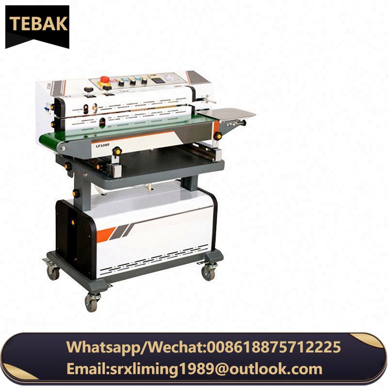 TEBAK SY-LF1080B Heat Band Sealer Continuous Film Pouch Plastic Bag Vertical Nitrogen Gas Flushing Sealing Machine