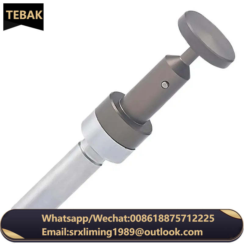 High-precision spring-pull eccentric T-type non-magnetic edge finder with T-shaped groove anti-magnetic eccentric spring