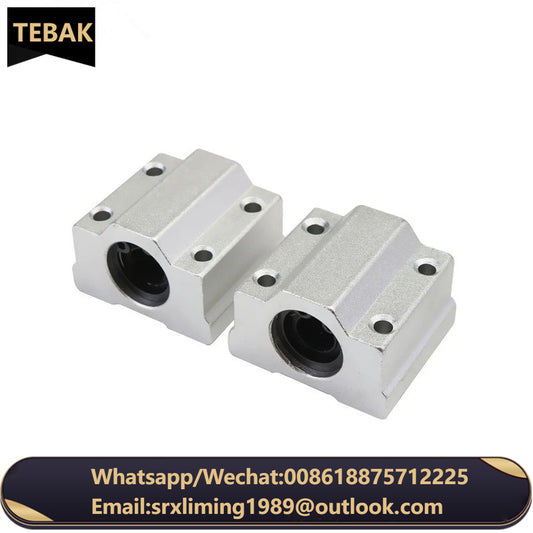 TEBAK D-18 Linear Motion Bearing SCS8UU SCS10 SCS12 16 20 SCS25UU Slide Block SCS30UU Linear Motion Ball Slide Bearing Block