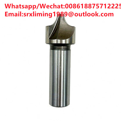 TEBAK 2/4-Flute Corner Rounding End Mill HSS R Angle Fillet Radius Quarter Circle Cutter R1-R12