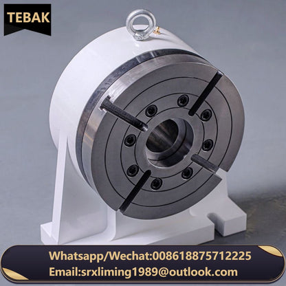 Tebak Radial and Axial Preload Bearings Hydraulic and Pneumatic Indexer NC Rotary Table for CNC Milling Machine