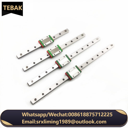 TEBAK D-23 MGN15 MGN15H Length 100mm 200 300 400 500 600mm 700mm 800mm 900mm 1000mm Small Linear Guide Rail Linear Guides Kit