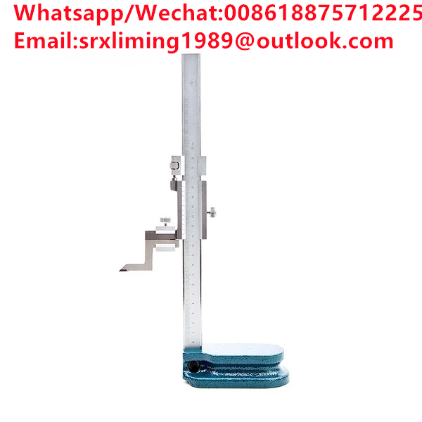 TEBAK Stainless Steel 0-300mm 0-600mm 0-1000mm Adjustable Height Gauge Height Vernier Gauge Measuring Tool